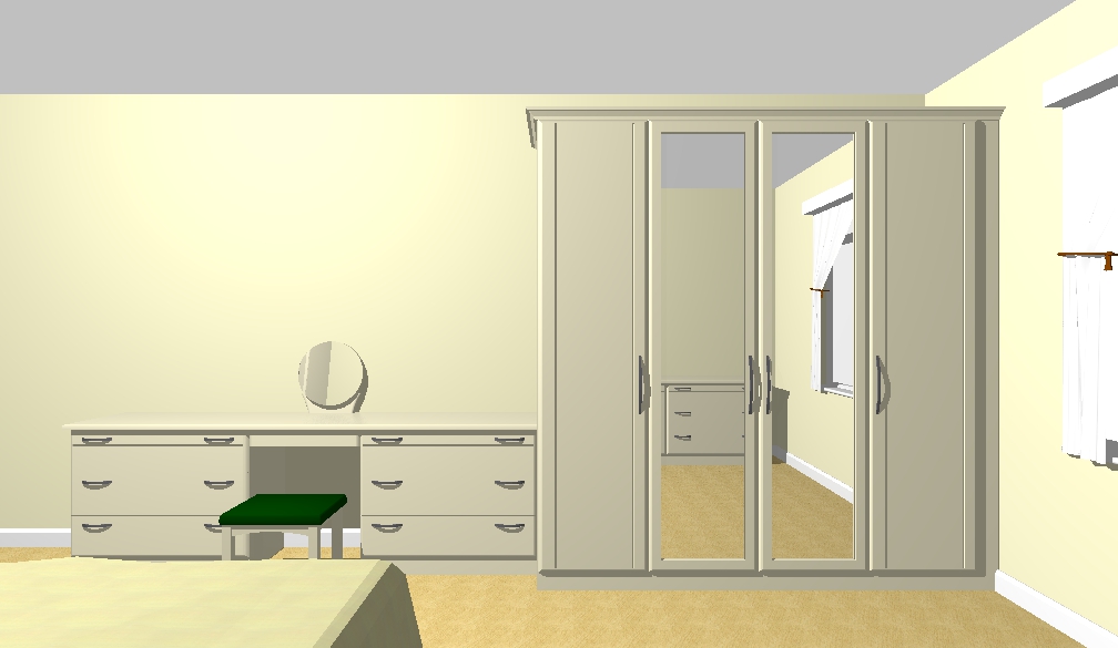 Final Approved Drawing (with doors on) for the Bedroom Design